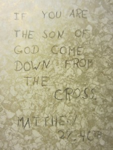 come down from the cross