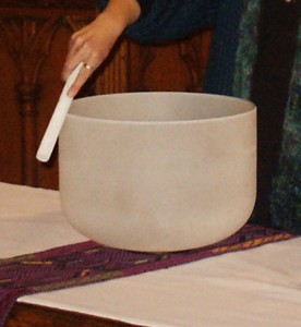 crystal prayer bowl